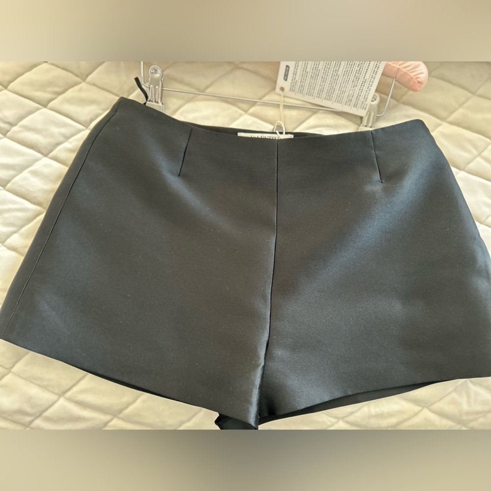 Valentino Elegant Black Silk Women's Shorts